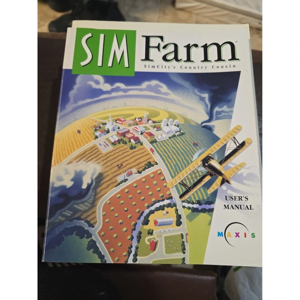 SimCity Game Manuals Lot Of 5 Books 3000, 2000, Farm, Strategies & Secrets Used